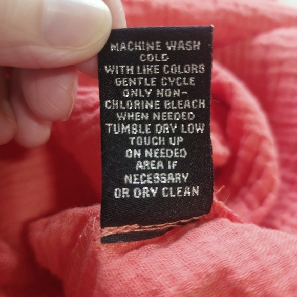 Carherine Malandrino Coral Sleeveless Dress - Large - Picture 10 of 10